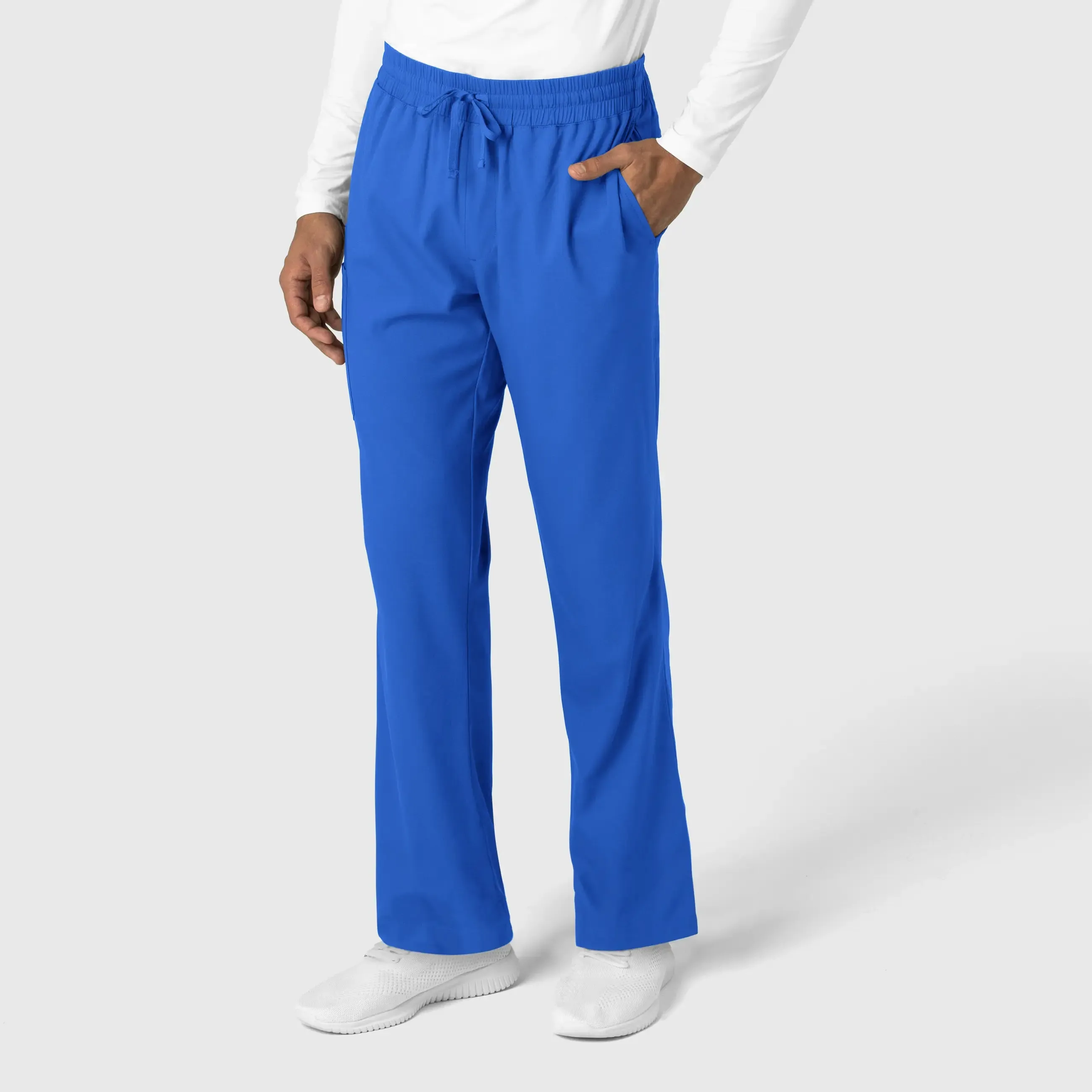 Wink Men's Straight Leg Scrub Pant - Royal Blue
