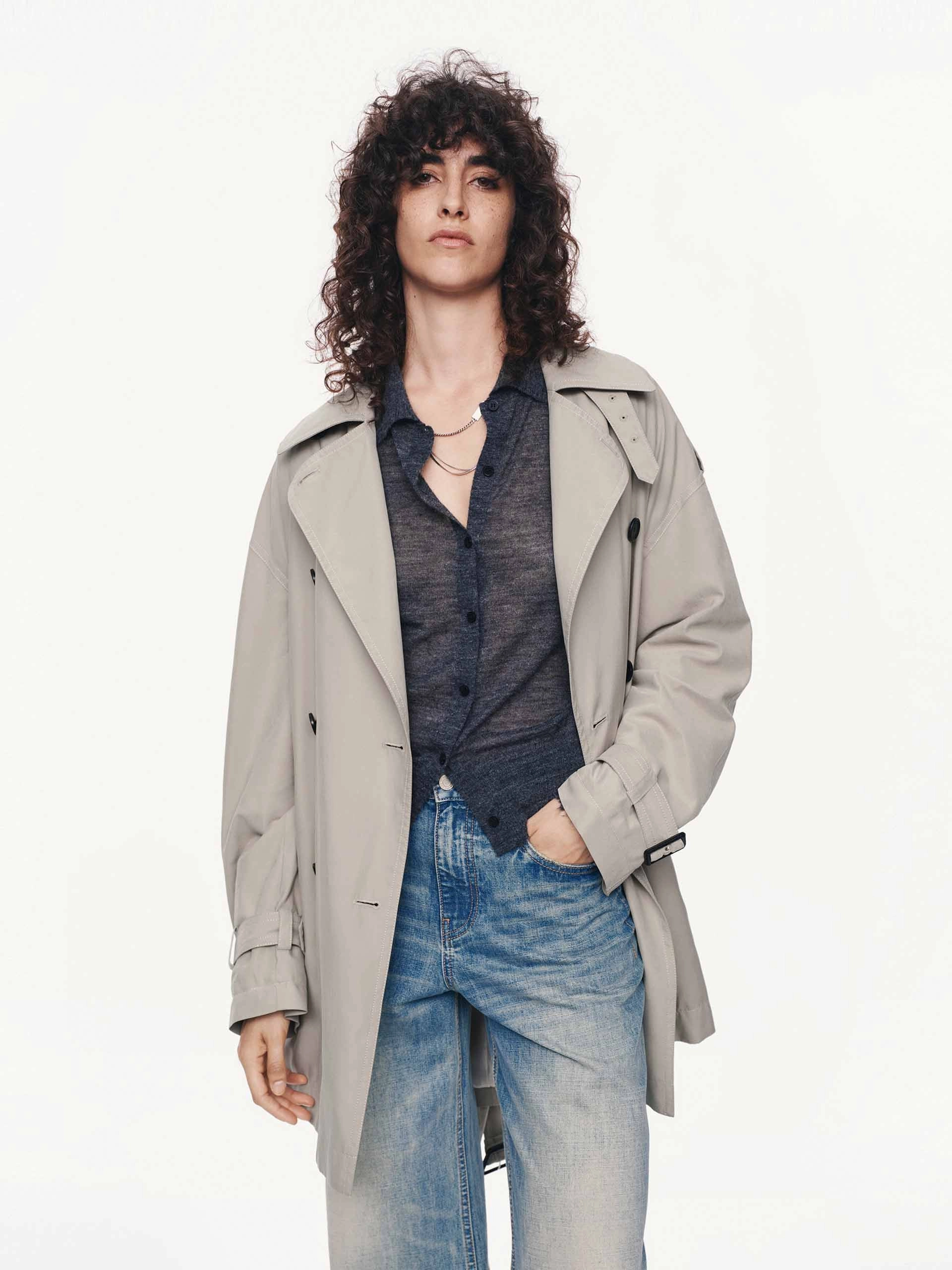 With Belt Trench Coat