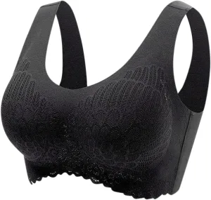 Woman Lace Thin Underwear Female Transparent Bras for Women Lace Sexy Lingerie Bralette Cotton Nightgowns for Girls Black