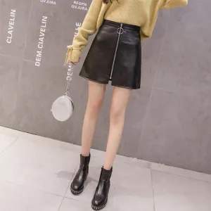Women Korean High Waist Hip Flattering Skirt A-Line INS Popular Skirt