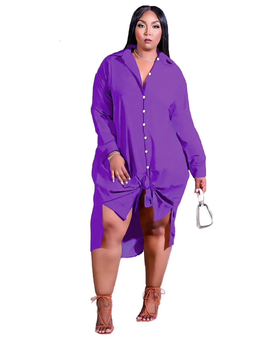 Women Plus Size Shirt Dresses Plus Size Women's Blouses & Shirts