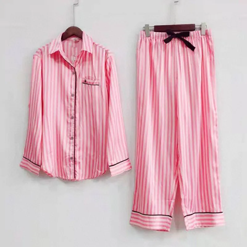Women Satin Silk  Cute  Classy Long Pajamas