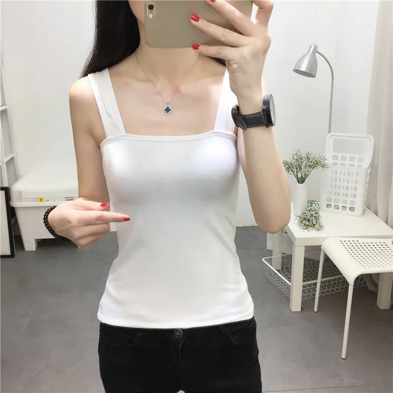 Women Summer Outdoor Tank Top Sleeveless Tops Strap Tank Top