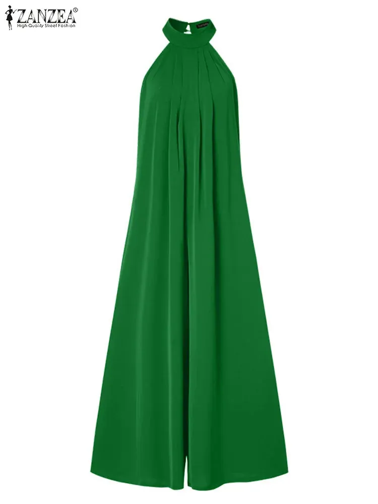 Women's 5XL Fashion Designer Wide Leg Rompers Jumpsuits (Plus Size)
