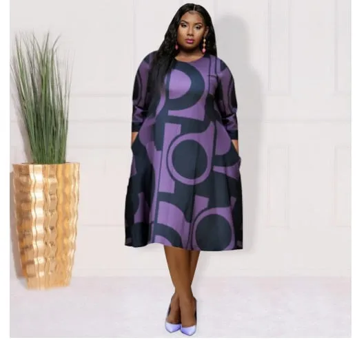Women's A-Line Wrap Fashion Designer 5XL Short Dresses (Plus Size)
