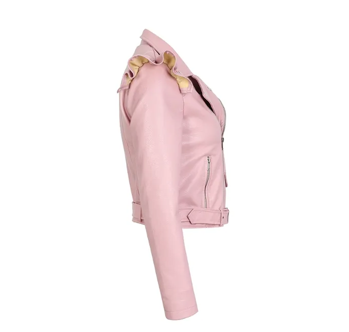 Women's Autumn Streetwear PU Leather Jacket