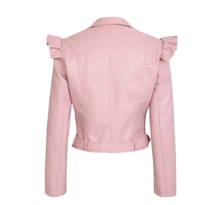Women's Autumn Streetwear PU Leather Jacket