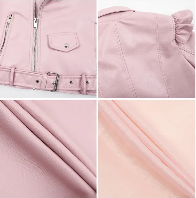 Women's Autumn Streetwear PU Leather Jacket