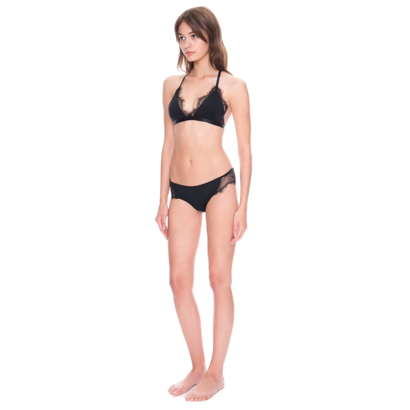 Women's Black Lace Bralette