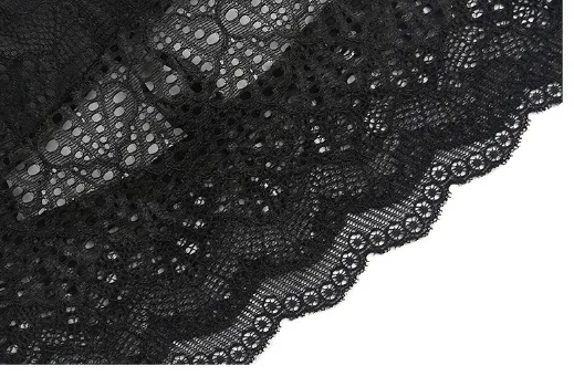 Women's Black Lace Push Up