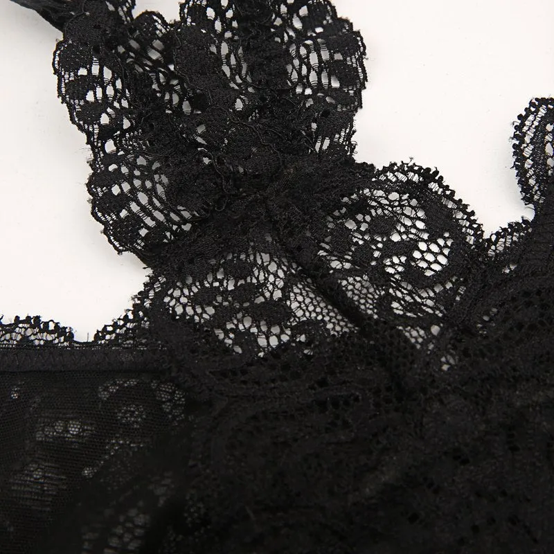 Women's Black Trim Soft Bralette