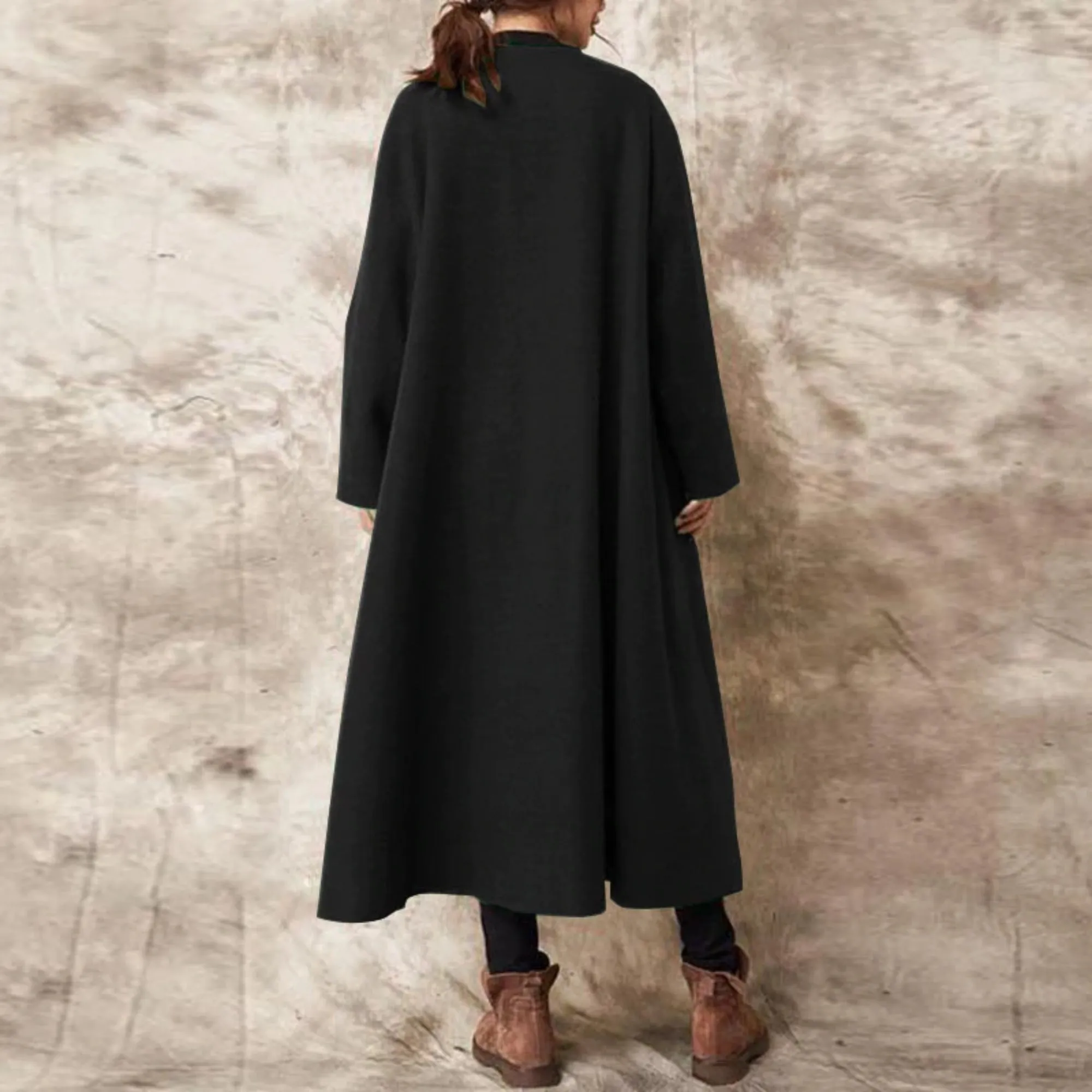 Women's Casual Long-Sleeve Loose Coat