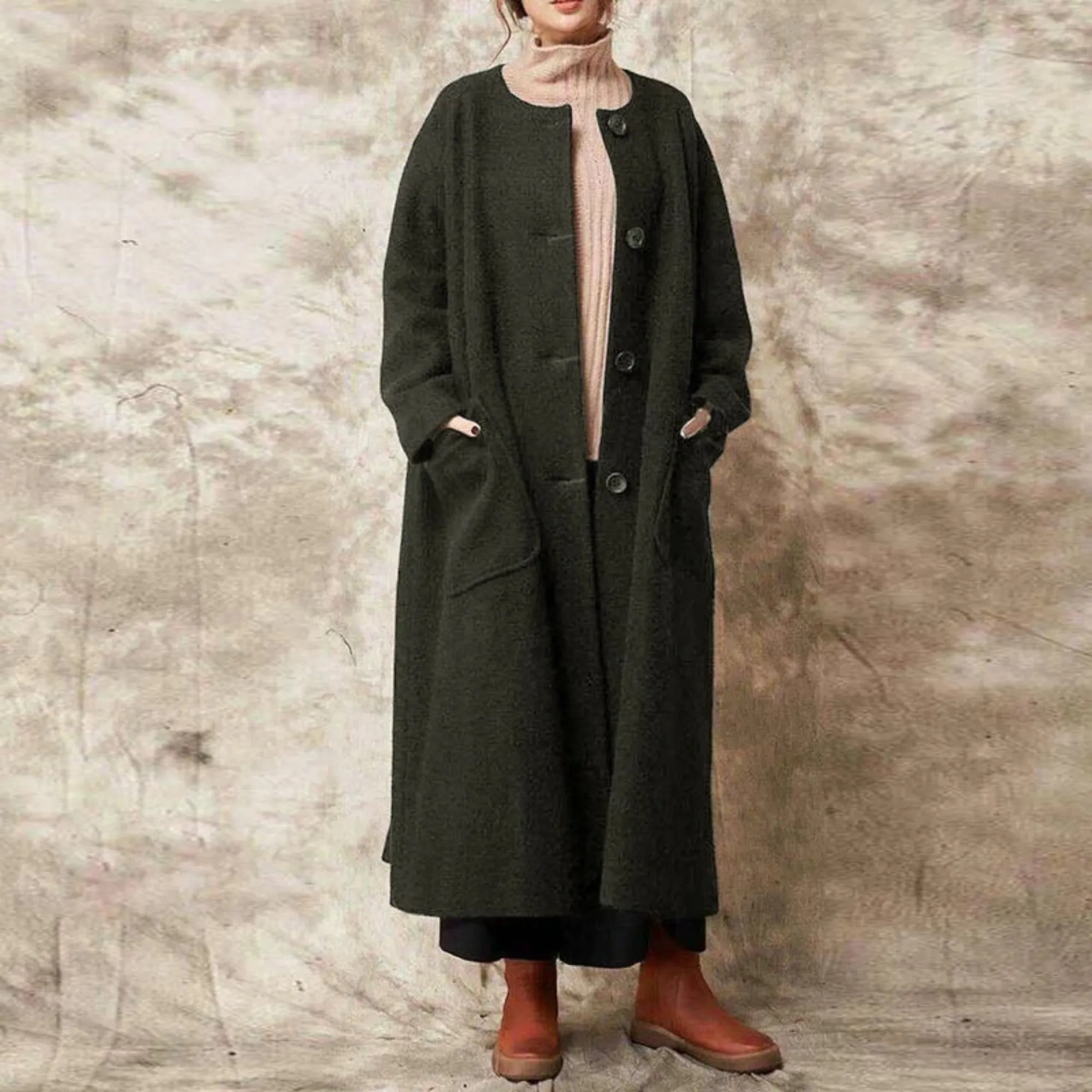 Women's Casual Long-Sleeve Loose Coat