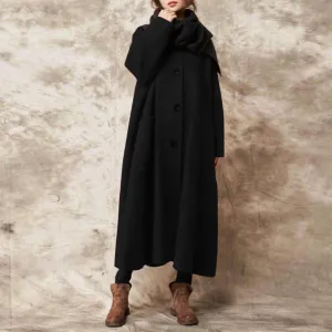 Women's Casual Long-Sleeve Loose Coat
