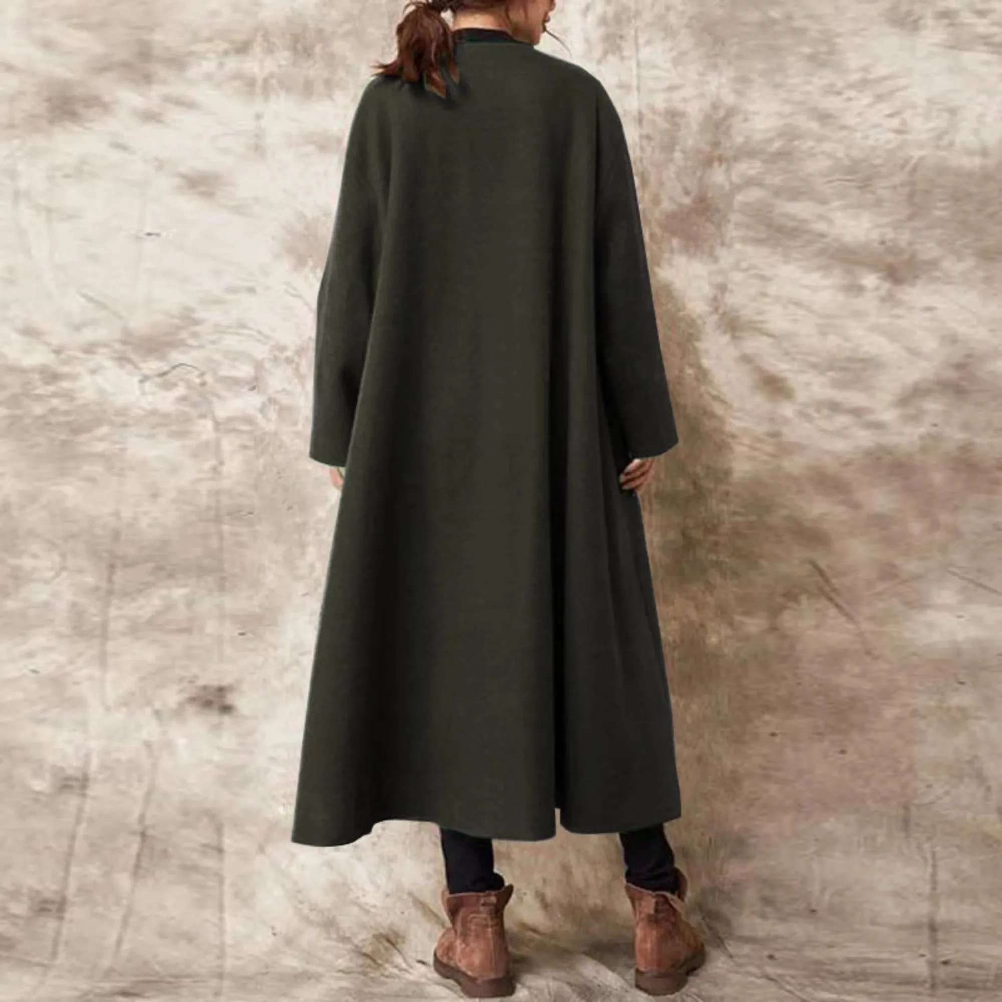 Women's Casual Long-Sleeve Loose Coat