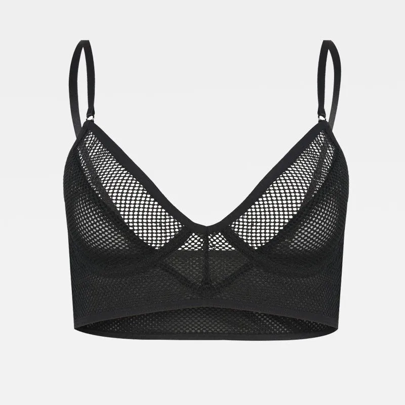 Women's Casual Mesh Push Up Bra