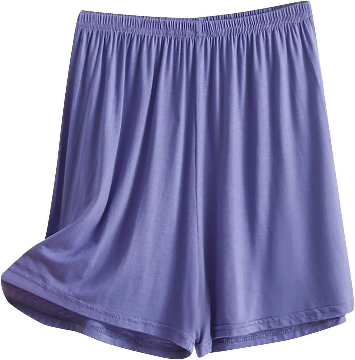 Women's Casual Summer Soft Modal Pajama Shorts Elastic Waist Pj Bottoms Loose Comfy Thin Boxer Sleepwear Lounge Shorts