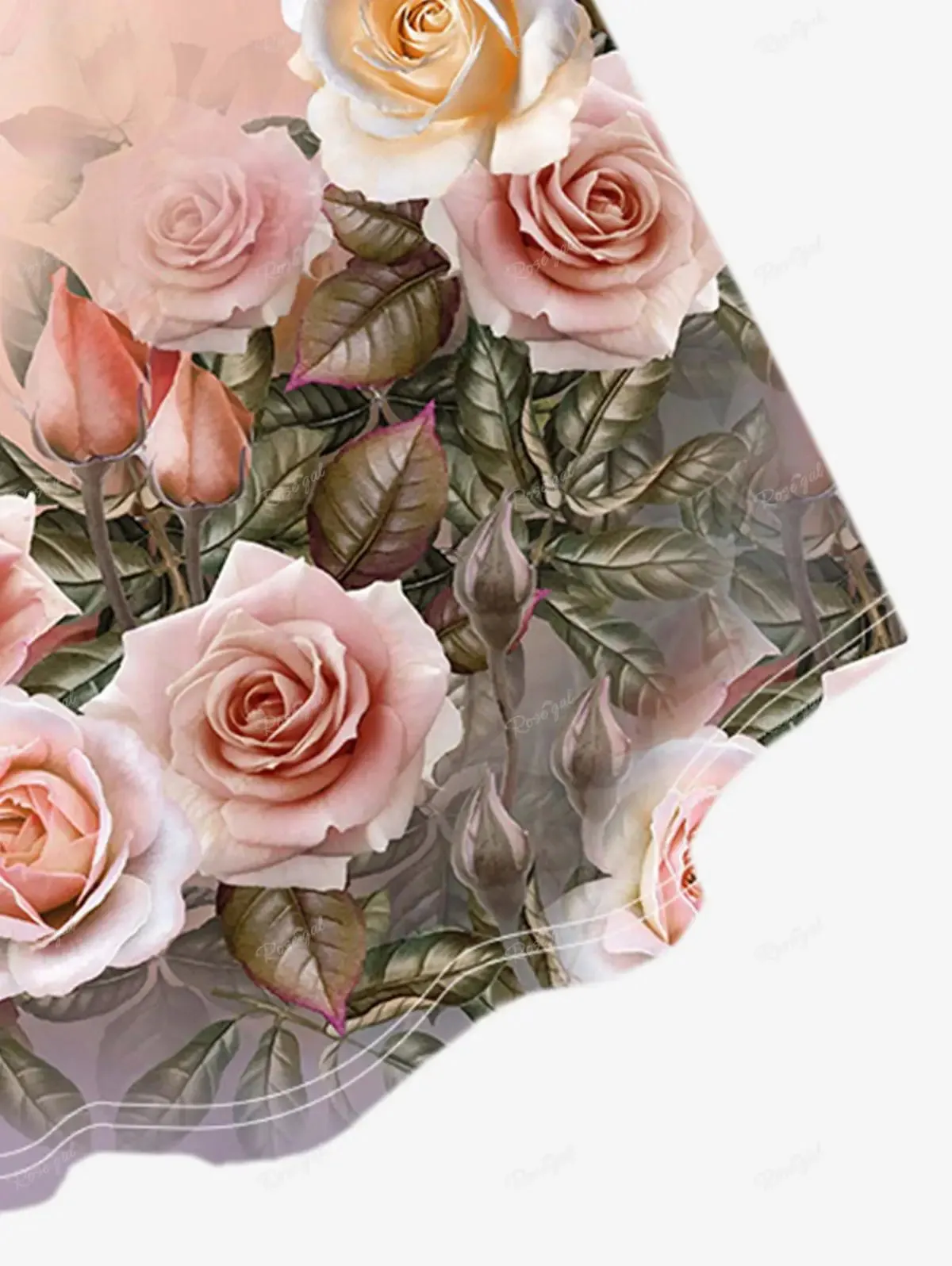 Women's Chiffon Fashion Designer 6XL Floral Tops Singlets (Plus Size)