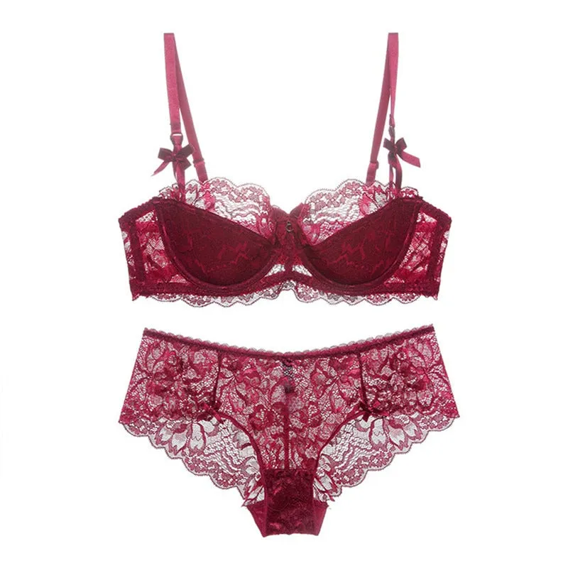Women's Four-Piece Plus Size Lingerie Set