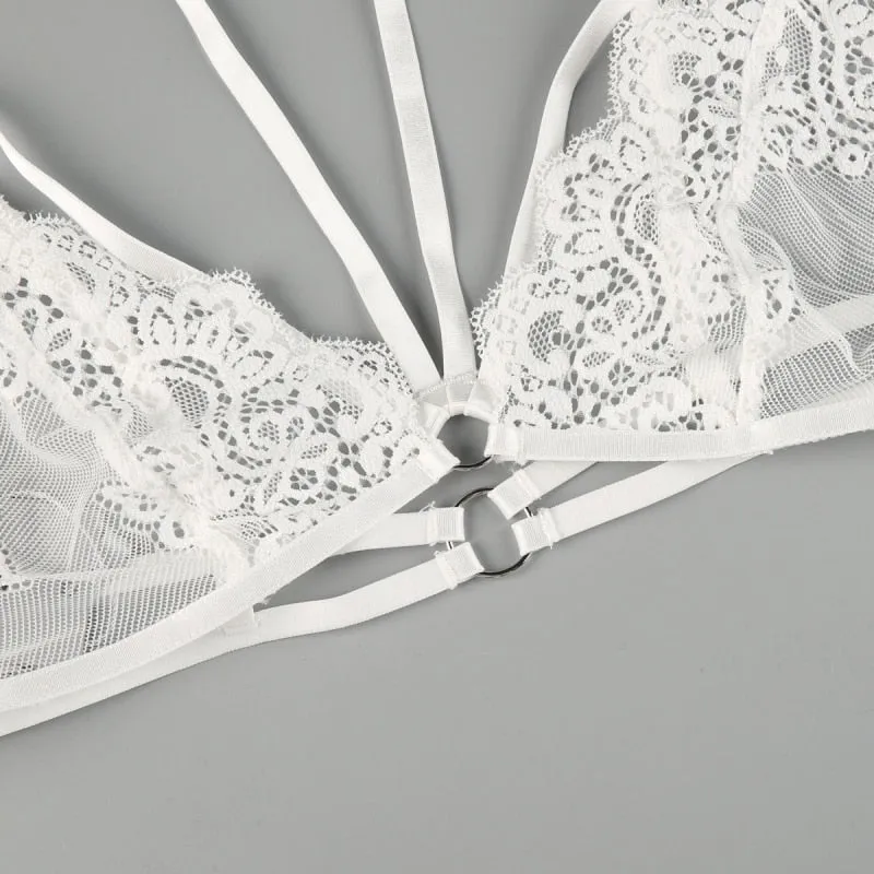 Women's Lace Push Up Straps Bralette