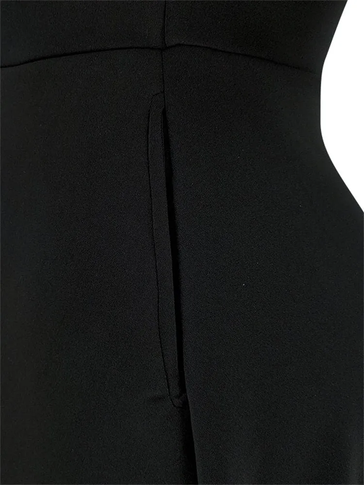 Women's O Neck 5XL Fashion Designer A Line Short Dresses (Plus Size)