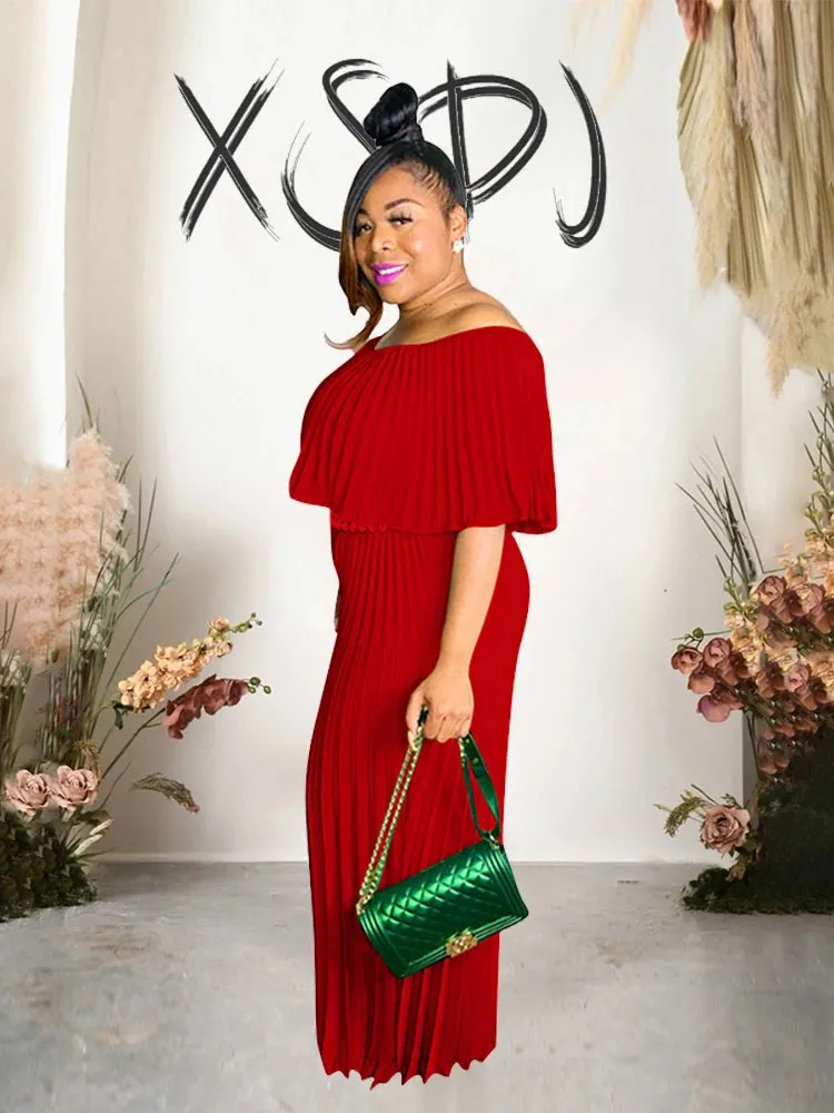 Women's Off Shoulder Designer Fashion Rompers Jumpsuits (Plus Size)