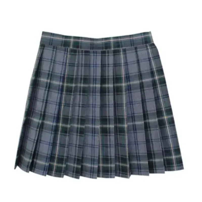 Women's Plaid Fashion Designer A-line Mini Short Skirts (Plus Size)