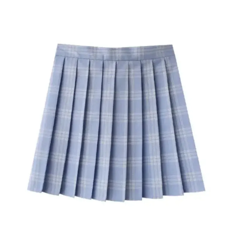 Women's Plaid Fashion Designer A-line Mini Short Skirts (Plus Size)