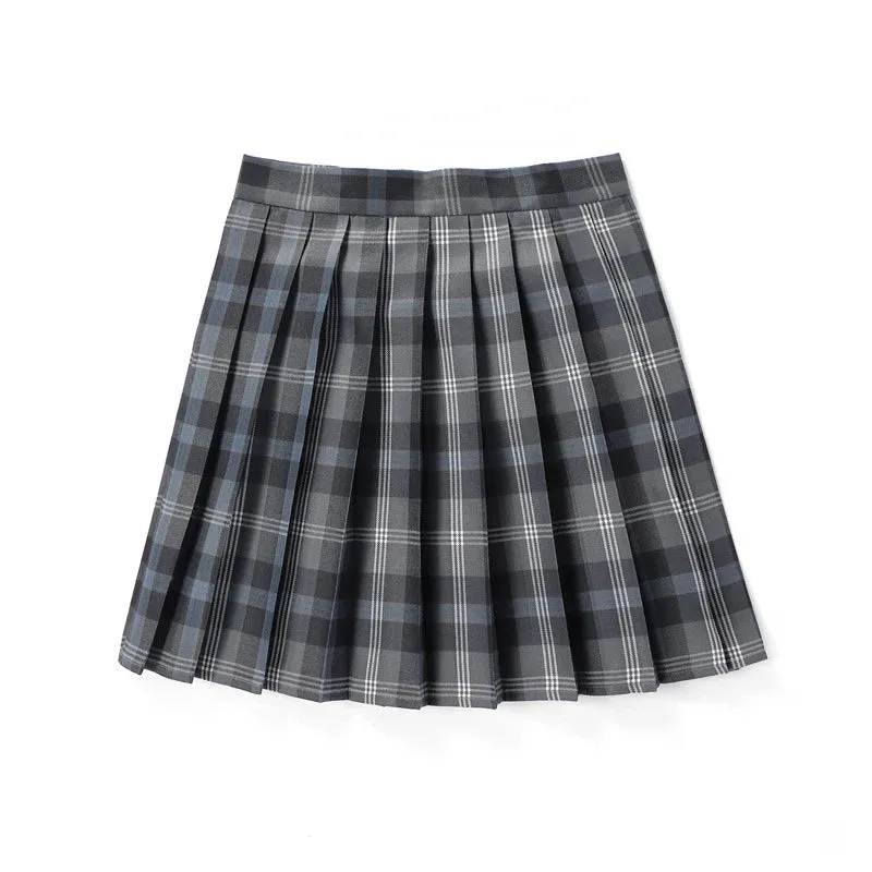 Women's Plaid Fashion Designer A-line Mini Short Skirts (Plus Size)