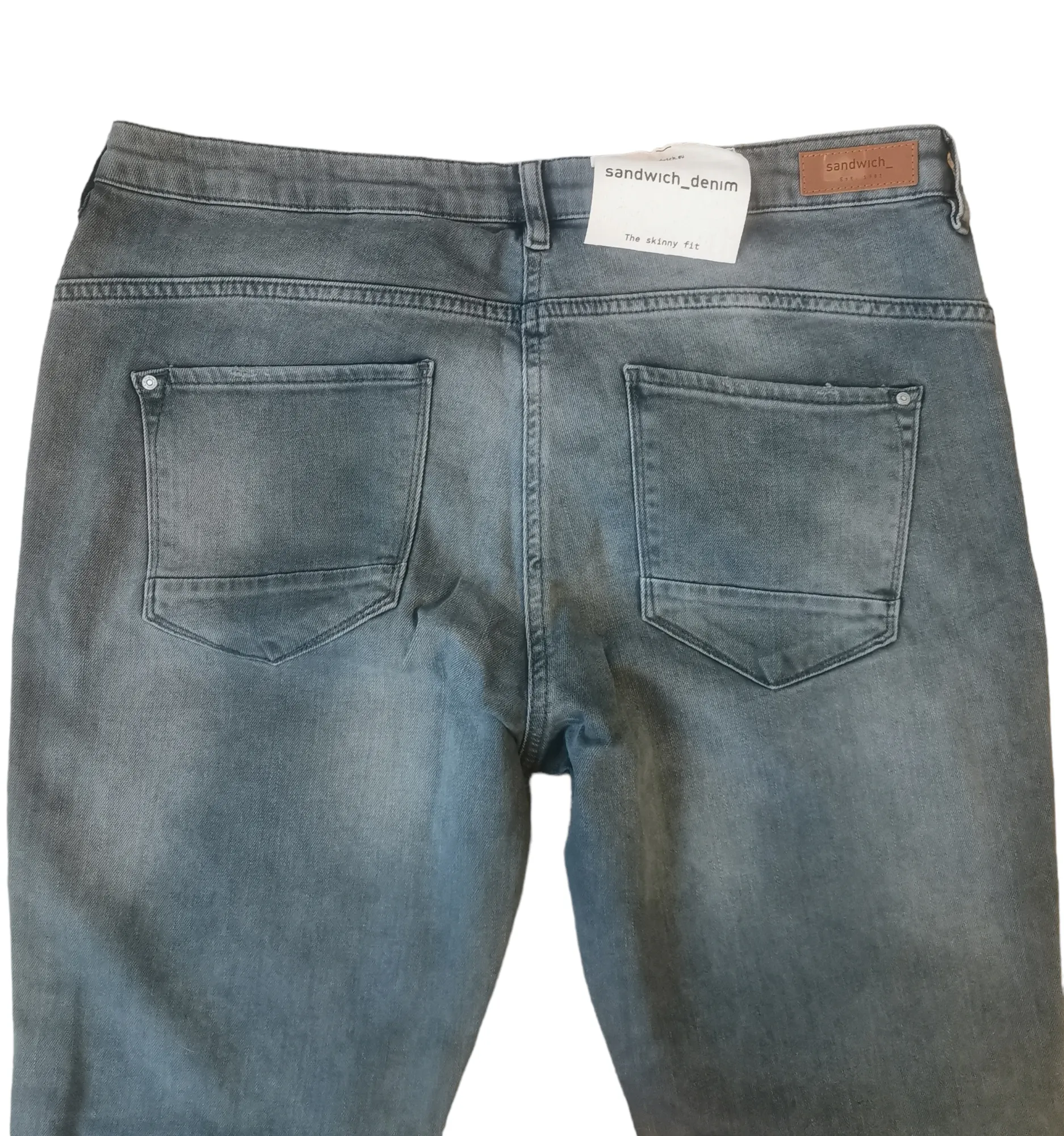 WOMENS PLUS SIZE 14/31 - SANDWICH, Slim Fit Skinny Jeans, Vintage Grey Wash NWT B26