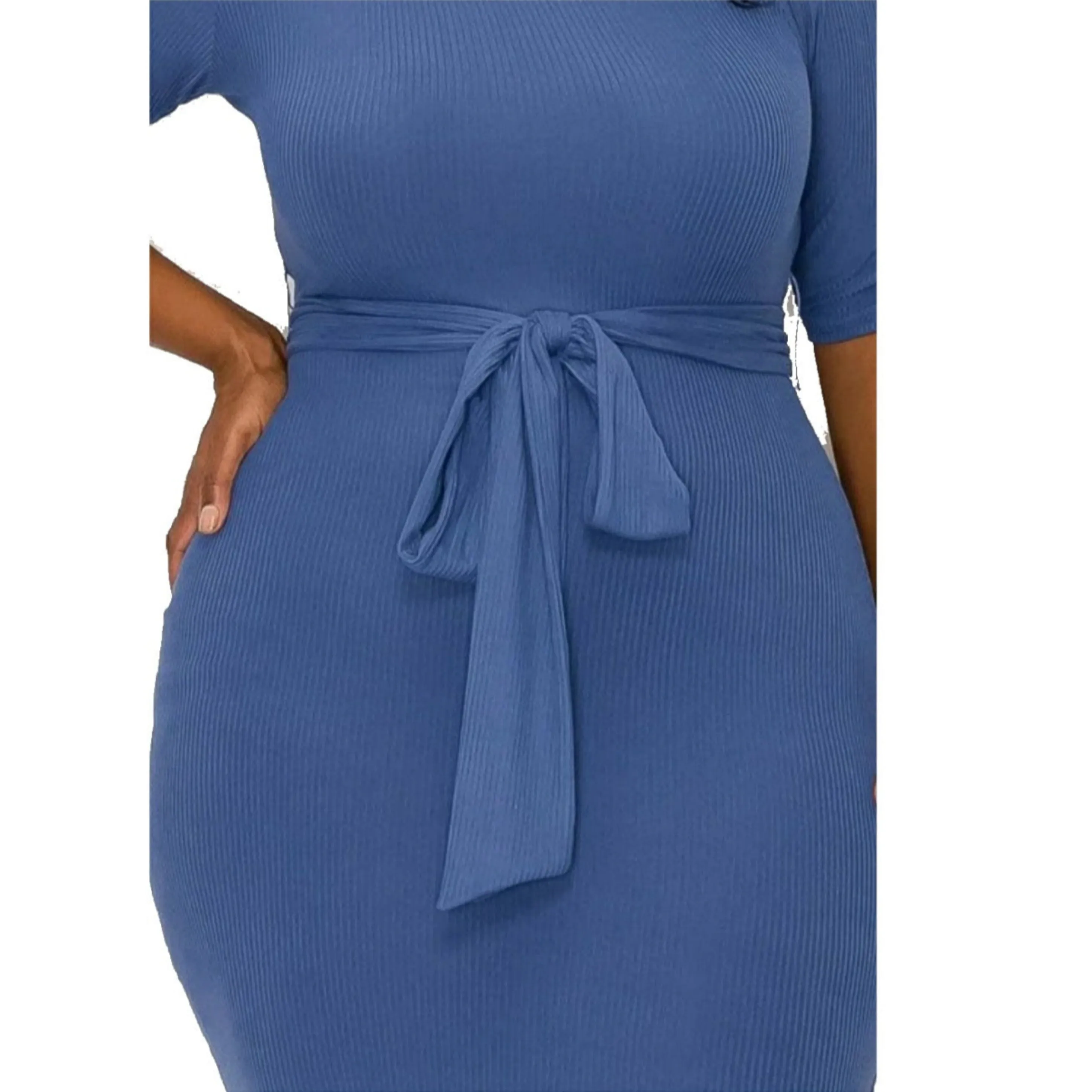 Women's Plus Size Off Shoulder Bodycon Maxi Dress