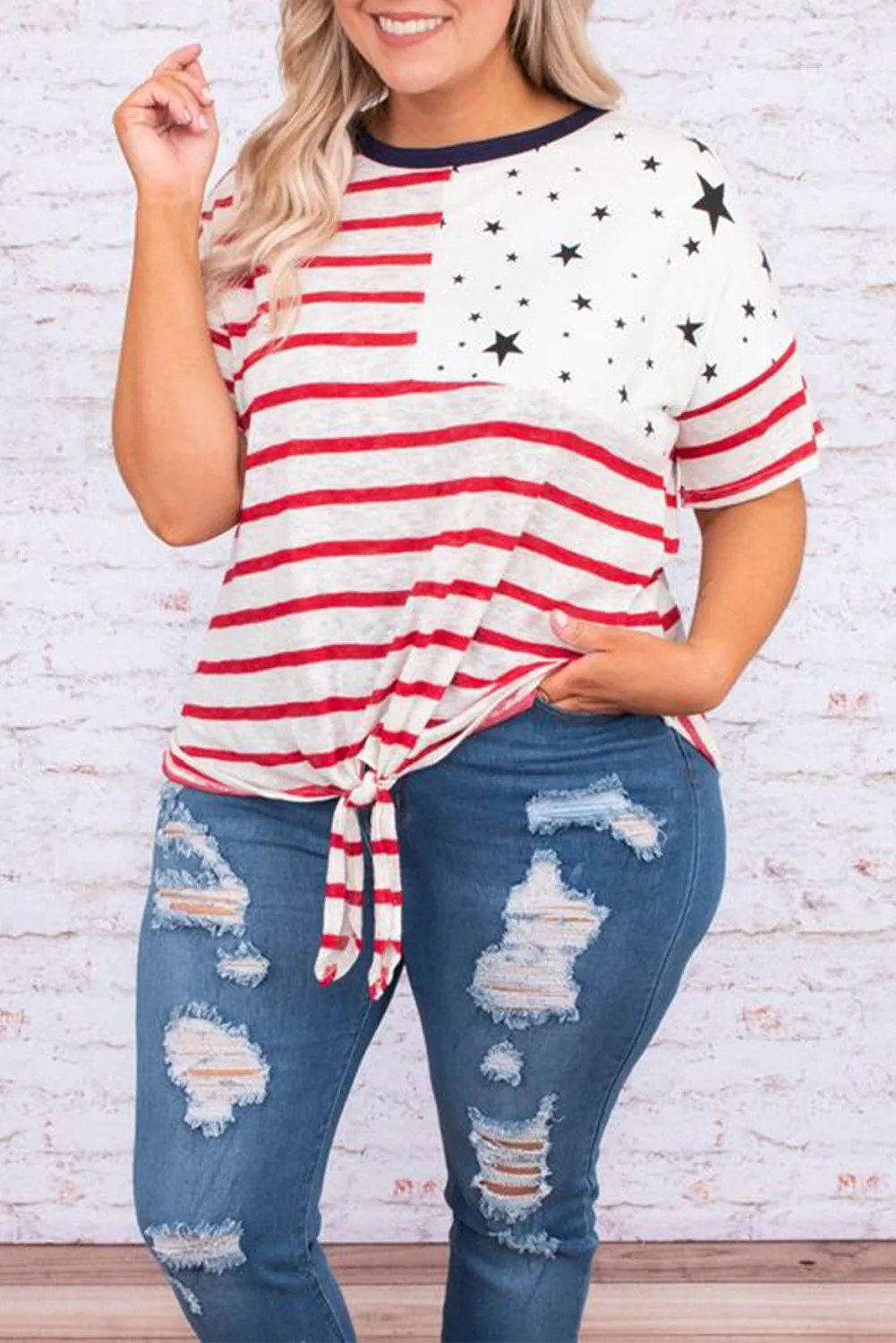 Women's Plus Size Patriotic T Shirts