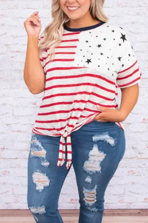 Women's Plus Size Patriotic T Shirts