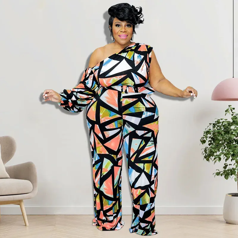 Women's Rompers 5XL Fashion Designer Backless Jumpsuits (Plus Size)