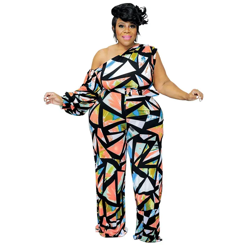 Women's Rompers 5XL Fashion Designer Backless Jumpsuits (Plus Size)