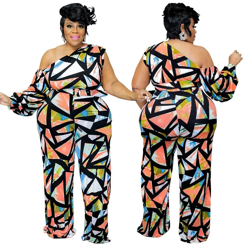 Women's Rompers 5XL Fashion Designer Backless Jumpsuits (Plus Size)