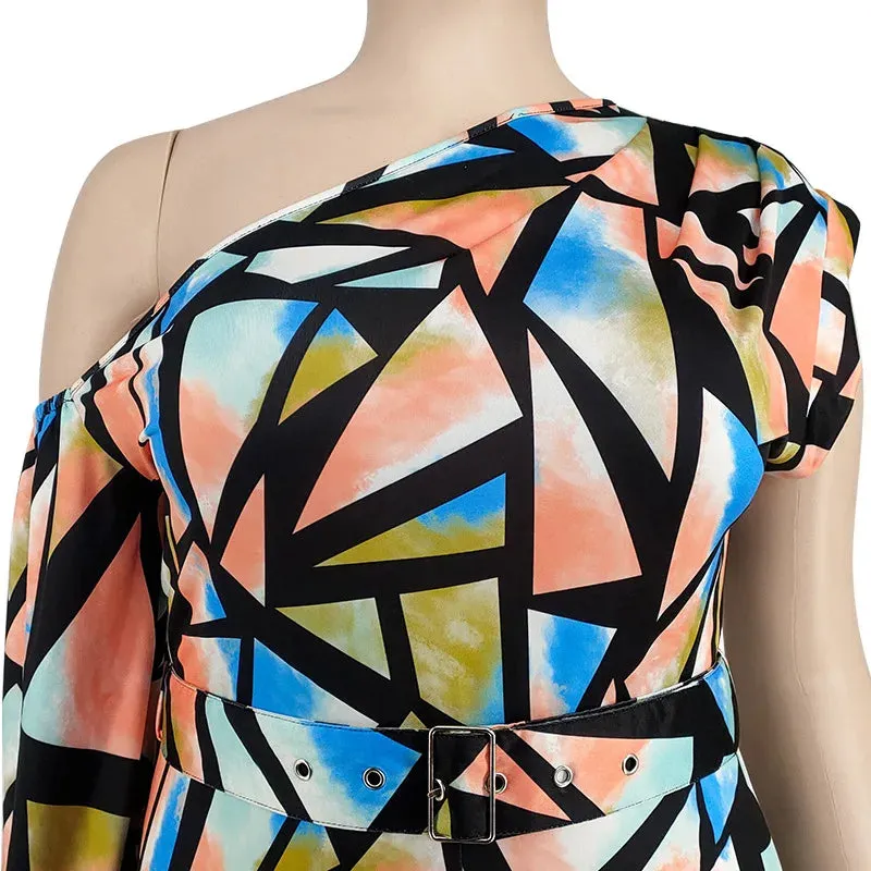 Women's Rompers 5XL Fashion Designer Backless Jumpsuits (Plus Size)