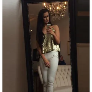Women's Sexy Gold Sequin Spaghetti Strap Tank Top Camisole