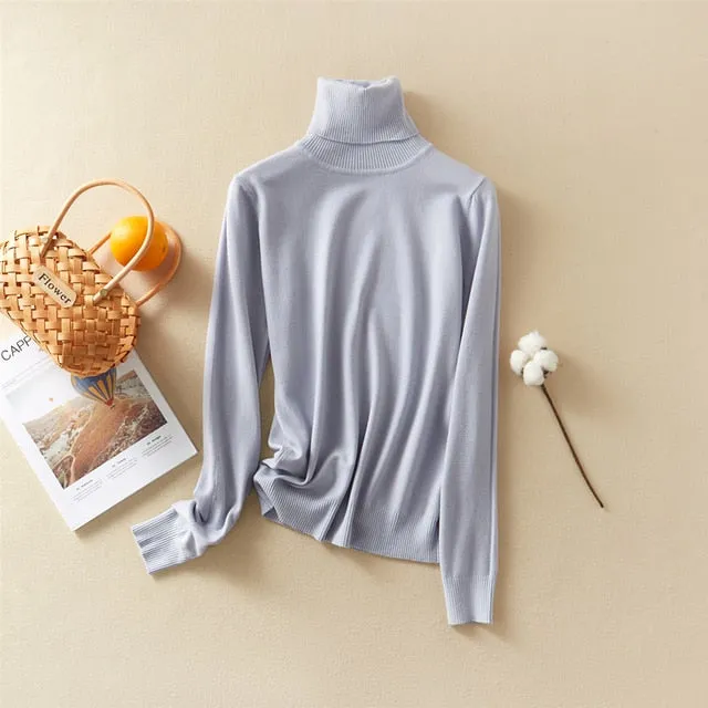 Women's Simple Solid Casual Sweaters