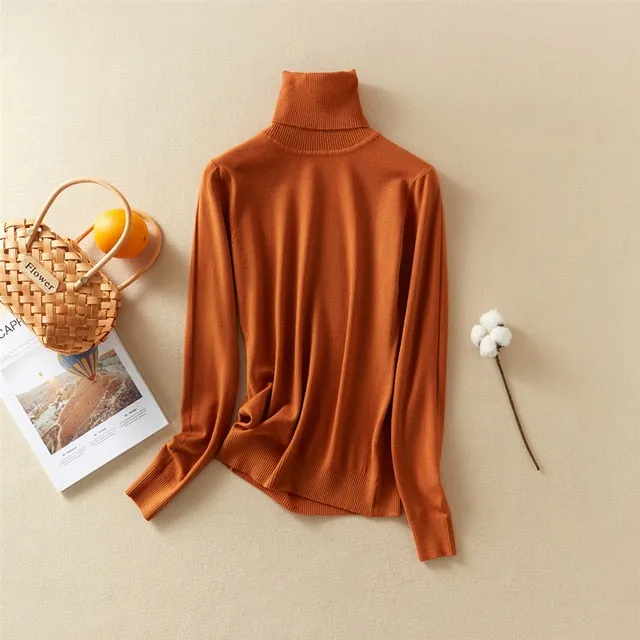 Women's Simple Solid Casual Sweaters