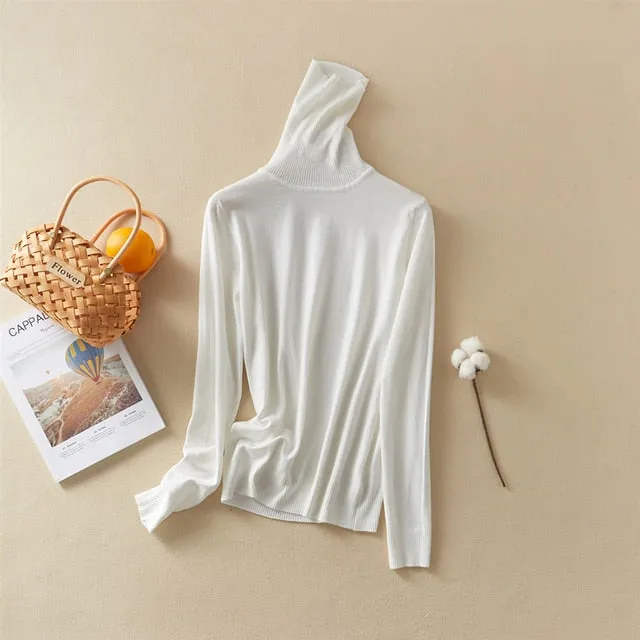 Women's Simple Solid Casual Sweaters