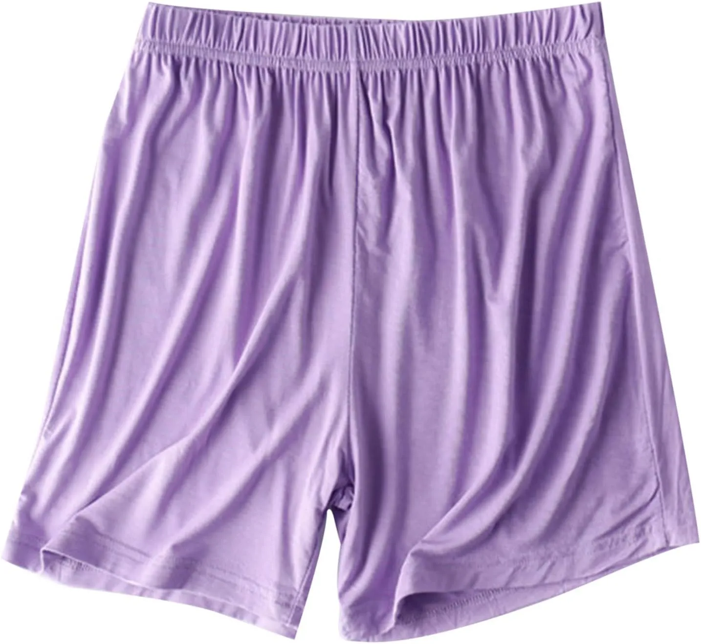 Women's Soft Modal Pajama Shorts Summer Thin Casual Elastic Waist Pj Bottoms Boxer Sleepwear Lounge Shorts