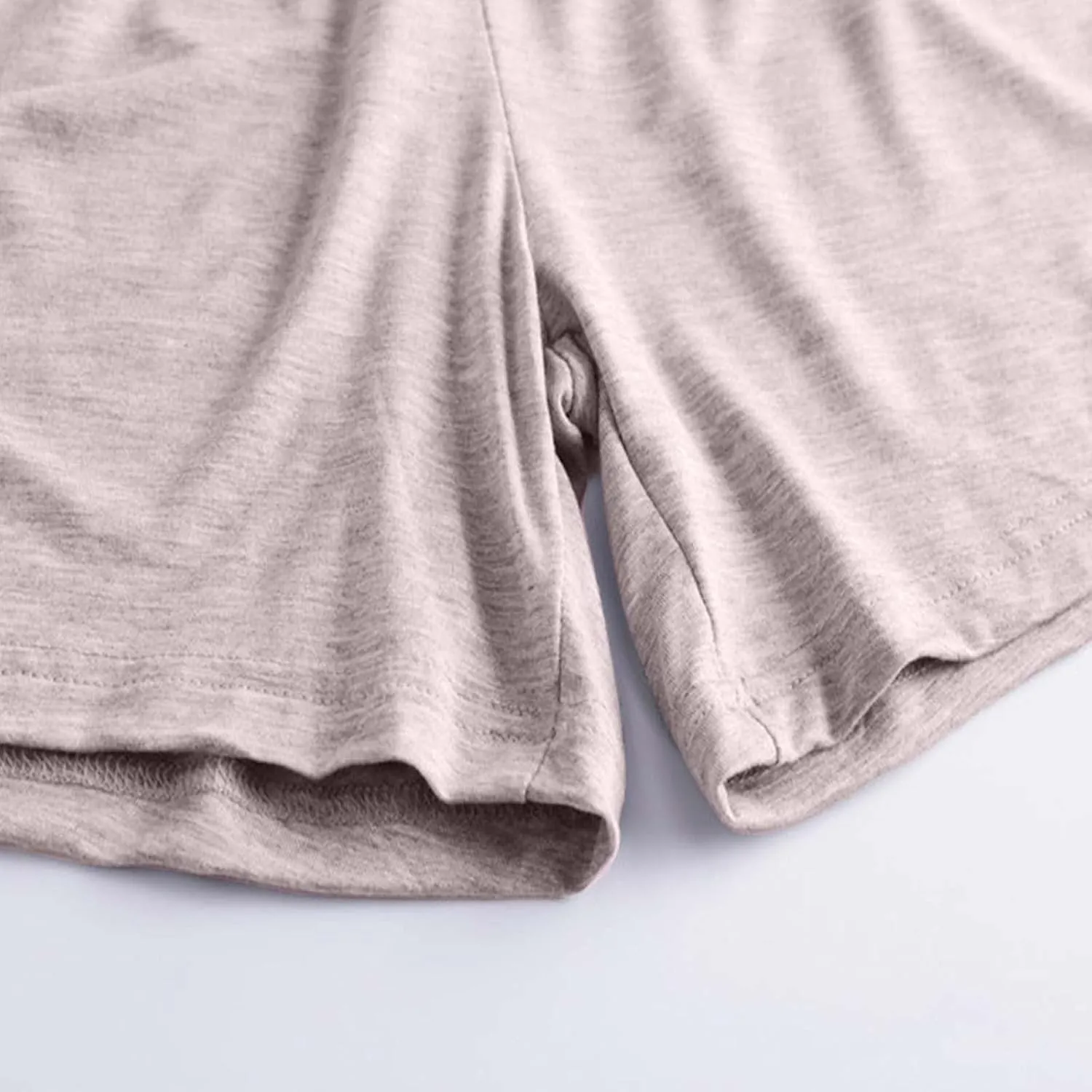 Women's Soft Modal Pajama Shorts Summer Thin Casual Elastic Waist Pj Bottoms Boxer Sleepwear Lounge Shorts