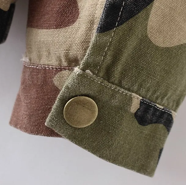 Women's Spring/Autumn Camouflage Loose Jacket