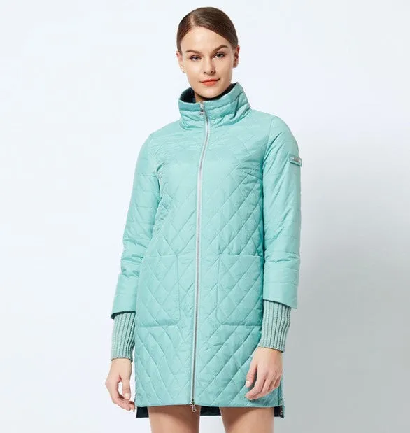 Women's Spring/Autumn Jacket With Standing Collar