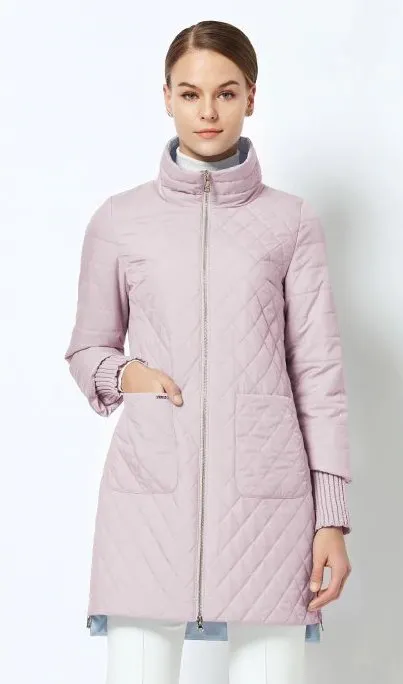 Women's Spring/Autumn Jacket With Standing Collar