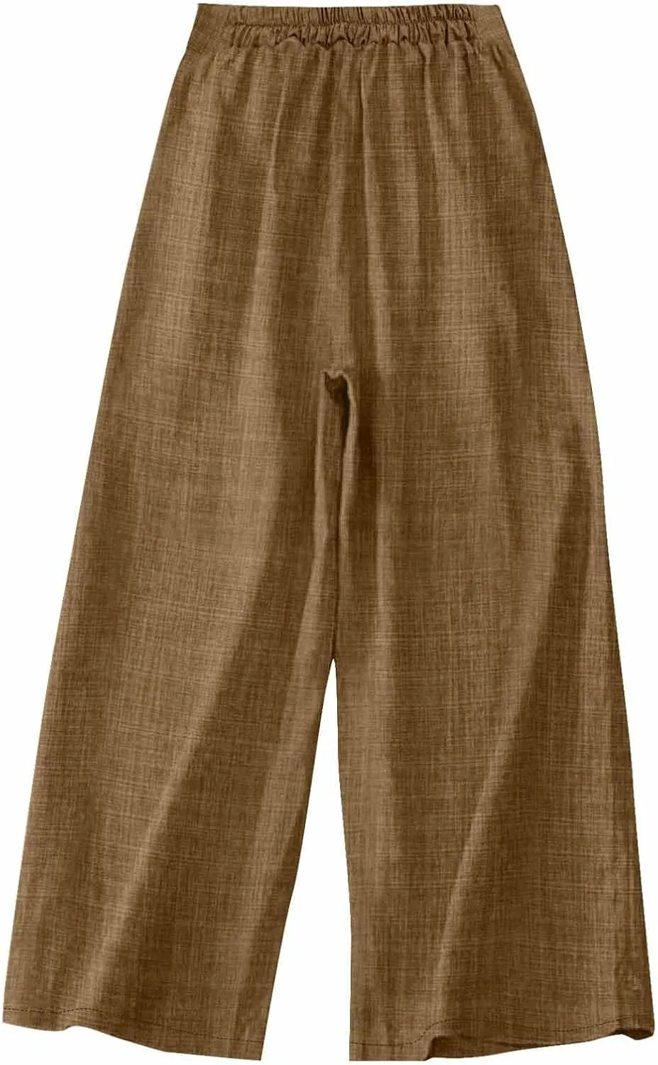 Womens Straight Wide Leg Pants with Pockets High Waisted Button Palazzo Trousers Casual Beach Travel Vacation Outfits