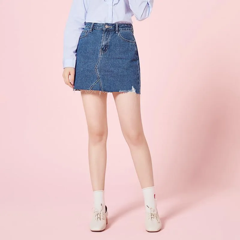 Women's Summer Denim Skirt | Plus Size