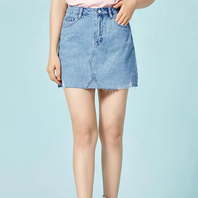 Women's Summer Denim Skirt | Plus Size