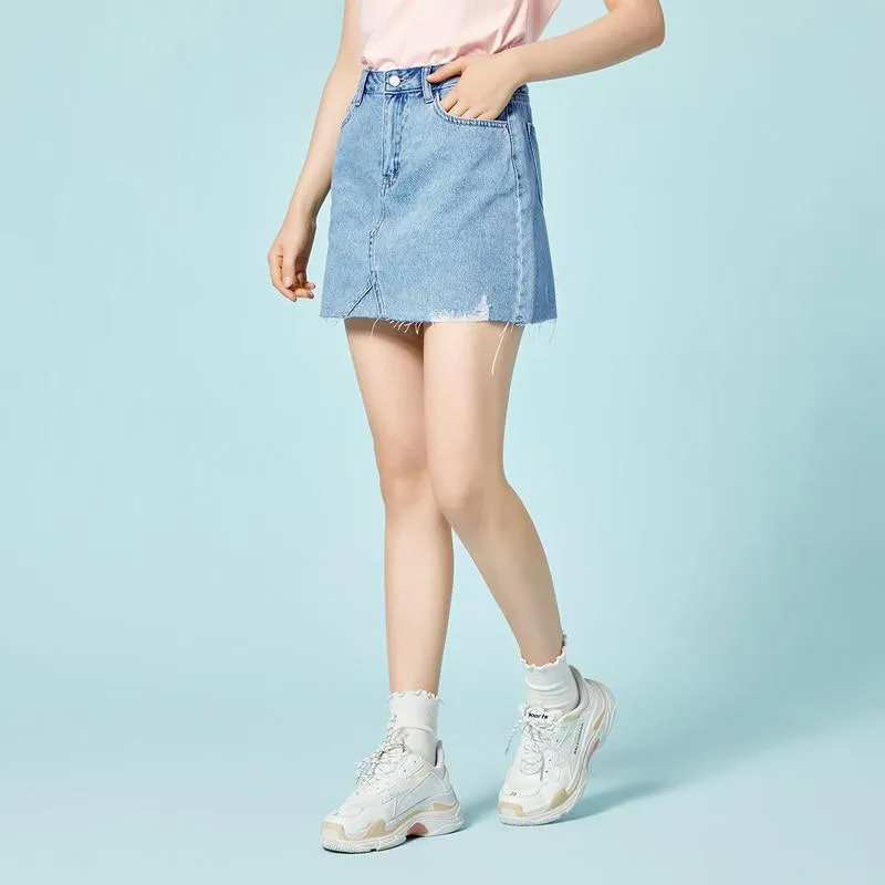 Women's Summer Denim Skirt | Plus Size